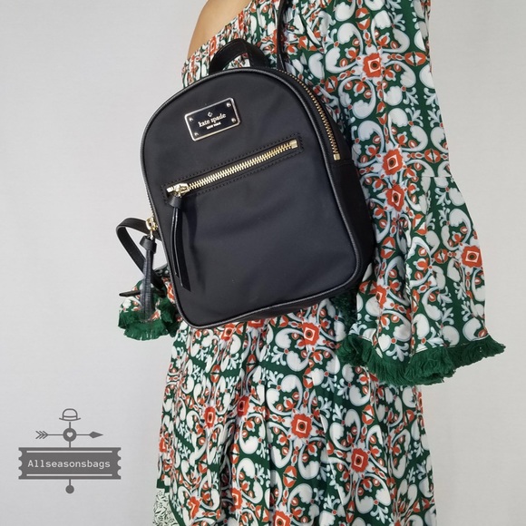kate spade Handbags - Kate spade MINI Bradley Wilson BLACK backpack bag